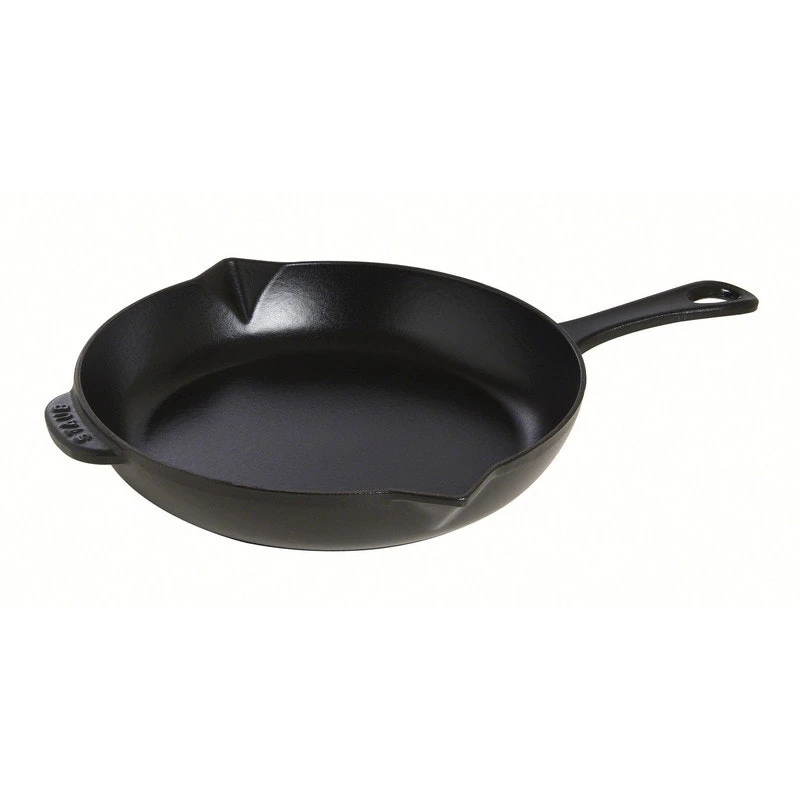 Staub Cast Iron Frying Pan, Black 1 Staub Cast Iron Frying Pan, Black