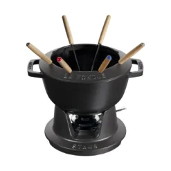Staub Fondueset 2,35L, Schwarz