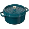 Staub Kokotte Rund 24 Cm 3,8 L, Benzinblau