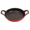 Staub Large Round Dish In Cast Iron, Cherry