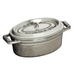 Staub Oval Kochtopf Aus Gusseisen 6,7 L, Grau