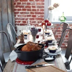 Staub Oval Kochtopf Aus Gusseisen 8 L, Schwarz -Staub staub oval kochtopf aus gusseisen 8 l schwarz 3