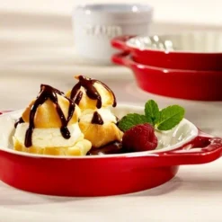 Staub Pie Form Aus Keramik 24 Cm, Kirsche -Staub staub pie form aus keramik 24 cm kirsche 3