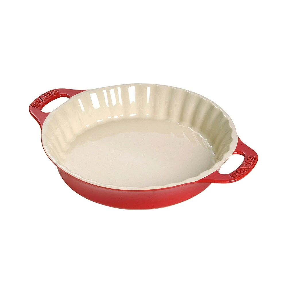 Staub Pie Form Aus Keramik 28 Cm, Kirsche 1 Staub Pie Form Aus Keramik 28 Cm, Kirsche