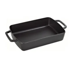 Staub Rectangular Dish In Cast Iron, Black