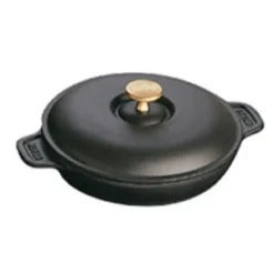 Staub Round Hot Plate, Black