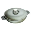 Staub Round Hot Plate, Graphite Grey