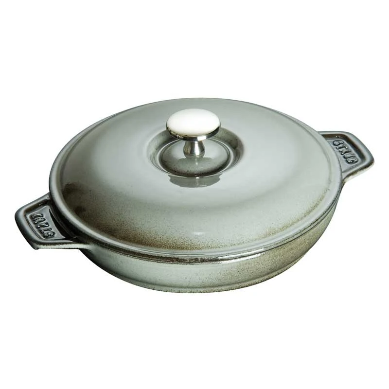 Staub Round Hot Plate, Graphite Grey 1 Staub Round Hot Plate, Graphite Grey