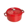 Staub Runde Kochtopf Aus Gusseisen 8,35 L, Kirsche