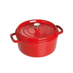 Staub Runde Kochtopf Aus Gusseisen 8,35 L, Kirsche