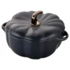 Staub Petite Pumpkin Cocotte Black, 0.7 L