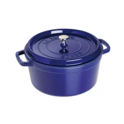 Staub Runde Kochtopf Aus Gusseisen 8,35 L, Dunkelblau