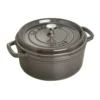 Staub Round Cocotte 24 Cm 3,8 L, Grey