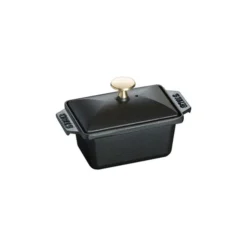 Staub Terrine Aus Gusseisen 70 Cl, Schwarz