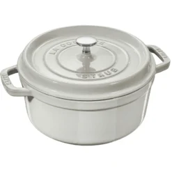 Staub 17 Staub Kokotte Rund, 26 Cm 5,2 L, Weiß